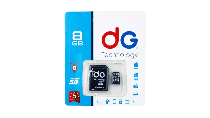 Memoria Micro SD de 8 Gb