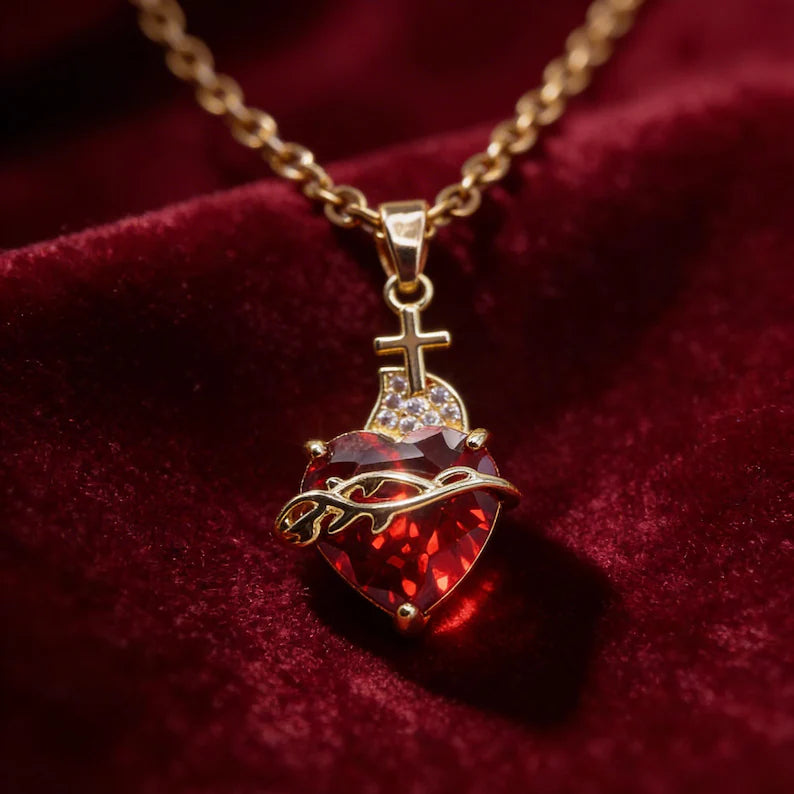Collar Sagrado Corazón: Fe para tu cuello